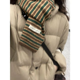 Fongt Collar Cotton Coat Women's Autumn And Winter 2025 New High-End Feel Super-Good-Looking Cotton Jacket