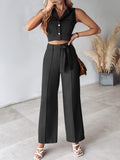 Fongt 2025 Casual Fashion Collar Vest Suit Women's Clothing