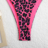 2025 New Leopard Print Sexy Bikini Sling Swimsuit Female Senior Feel Beach Spa