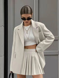 Fongt Fashion Casual Suit 100 Folded Skirt Dress Suit Women's Clothing