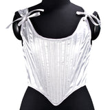 Fongt Fashion New Tiding Waist Vest Sexy Strapped Short Fish Bone Small Waist Vest Corset