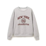 Fongt Homemade New Women's Fashionable NEW YORK Academy Trousers 0264852
