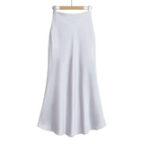 Fongt Body Repair Spring New Repair Super High-Waist Super Fairy Half-Body Skirt