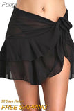 Style Women Solid Pareo Beach Bikini Cover Up Wrap Skirt Sarong Beachwear Bathing Suit Beachwear