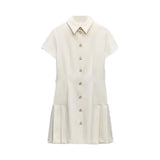 Fongt Women's Fashion Casual Shirts With A New Summer 2025 Mini Dress