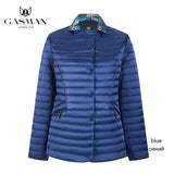 Solid cotton Slim short jackets for Women winter jacket zipper parka Hooded down jacket Female autumn casual puffer