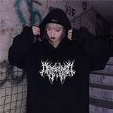 Oversized Hoodie Long Sleeve Harajuku Sweatshirt Women Men Aesthetic Hip Hop Vintage Autumn Winter Hooded Pullovers