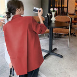 Fongt Gray Blazer Women's Autumn Small Man 2025 New Korean Version Of High-End Fried Street Casual Plus-Size Suit