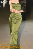 Midi Dress Summer New 2023 Women Spaghetti Strap Sexy Bodycon Ladies Elegant Evening Party Female Prom Robe