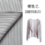 Fongt Folds Early Autumn Thin Four-Color Cardigan Niche Daily Short Coat Simple Folding Sleeve Coat Woman