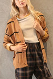 Plaid Cardigan 703-0-Outfit