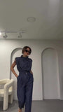 Fongt Summer New Personalized Shoulder System Thin Belt Belt Decorative Pants Set