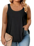 Fongt 2025 New Round-Neck Loose Sleeveless Women's T-Shirt