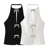 Spring Jewelry Bow Neckline Slimming Blouse 2793777-Outfit