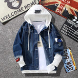 New Spring Autumn Hooded Denim Jacket Women Hip Hop Jeans Coat Female Jean Jacket Casual Bomber Streetwea Jacket