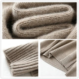 Sweater For Women Fall Winter Casual Knitted Tops Candy Colors Korean Long Sleeve Bottomed Pullover New Sueter