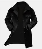 Fongt Autumn And Winter Men's Coat Velvet Jacket Multi-Pocket Zipper Coat