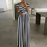Fongt New Women's Fashion Temperament Elegant Commuter Print Broad-Legged Women's Jumpsuits