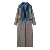 Fongt Women's Clothing Explosion Fashion Lattice Hair Coat