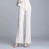 Waist Lengthened Flared Bell-bottom