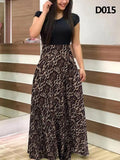 Dot Print Patchwork Long