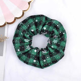 Elastic Christmas Scrunchie Hair Rubber Bands Accessories Gum Bronzing Hair Rope Ponytail Holder Headdress