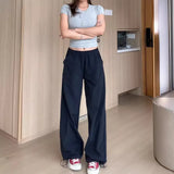 Fongt Quick-Drying Spant Sweatpants Women's Thin 2025 New Summer Small Straight-Legged Trousers