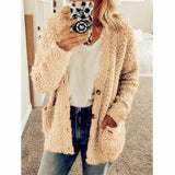 Fongt Wish 2025 Autumn And Winter Explosion Women's Fashion Casual Sweater Coat Size