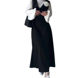 Fongt 2025 New Women's Fashion Fashion Two Long-Sleeved Dress