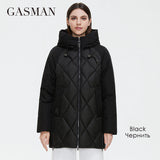 2022 Winter down jacket collection Fashion Solid Stand-up collar Women Coat Elegance Hooded Women's jackets