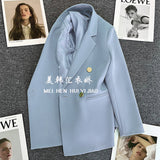 Fongt Fried Street Small Suit Jacket Female 2023 Spring And Autumn New Korean Version Web Celebrity Temperament Small Casual Suit-Outfit