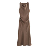 Fongt New Silk-Shythm-Suffless Dress 8372090
