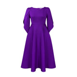 Fongt Women's Clothing 2025 Autumn New Temperament Elegant Fashion Banquet Dress Dress Dress African Dress