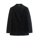 Fongt Homemade New Women's Clothing Seam-Sleeding Casual 4-Colored Suit Jacket