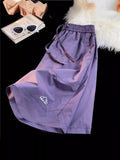 Fongt Shorts Women Breathable Casual Large Size Loose Five Minute Pants Trend Unique Lazy Fitness Running Beach Pants-Outfit