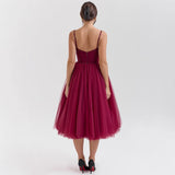 Fongt New Sexy Slings Bare Back Casual Dress INS Dress Dress Christmas Banquet