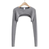 Fongt Sexy Trend In Net Red Super Short Repair Jacket Hoodie Carefully Machine Personality Outside The Top Woman