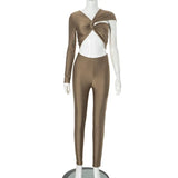 Fongt With D24ST482 New Sexy Cross-Sleeve Ultra-Sleeved Short Top Trousers Two
