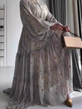 Fongt Fashion Printing Bohemian Style Dress In Autumn 2025
