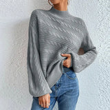 Fongt Solid Women's Top In Autumn And Winter 2025 Loose Round Collar Collar Thairy