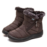 Boots Women's Boots Non-slip Women Winter Boots Fur Warm Ankle Boots For Women Down waterproof Booties Botas Mujer