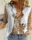 Women Lapel Long Sleeves Single Breasted