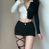 Shorts Slim Sexy High Waisted Summer Women's High Waist Shorts-Outfit