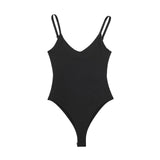 New Spring Nylon Solid Color Sling Jumpsuit 5039322-Outfit