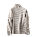 Fongt Sweater Women's Autumn And Winter 2025 New Thick Korean Version Of Loose Lazy Knitting Wool Bottom Shirt