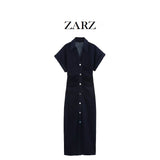 Fongt Homemade New Women's Classic Denim Fantula Dress 2284576