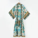 Fongt Women's Phoenix Flower Printed Sweater Cotton Jacket Coat 8660