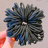 Girls Cute Colorful Basic Spiral Elastic Hair Bands Small Pigtail Hair Tie Scrunchie Rubber Band Kid Hair