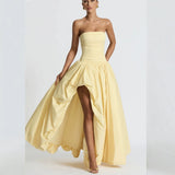 Fongt Sleeveless Bra With Irregular Floral Boobs Ponve Ponve Pendulum Dress Dress Temperament Dress