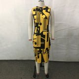 Slim O Neck Midi Bodycon